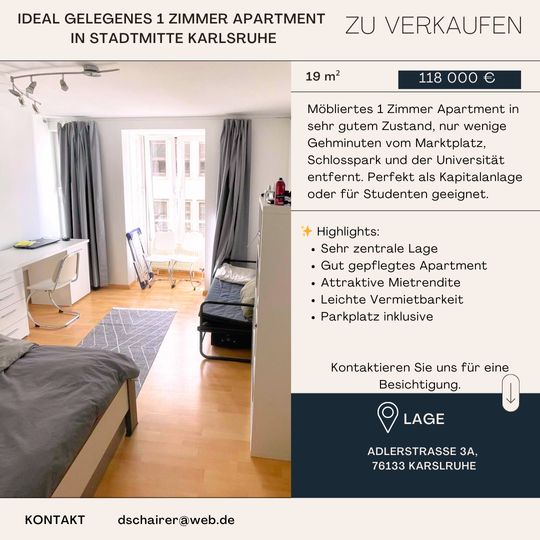 M Blierte Zimmer Wohnung In Karlsruhe